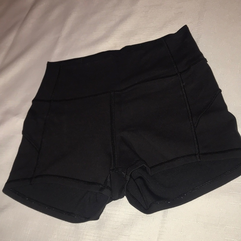 Lululemon Black Yoga Shorts